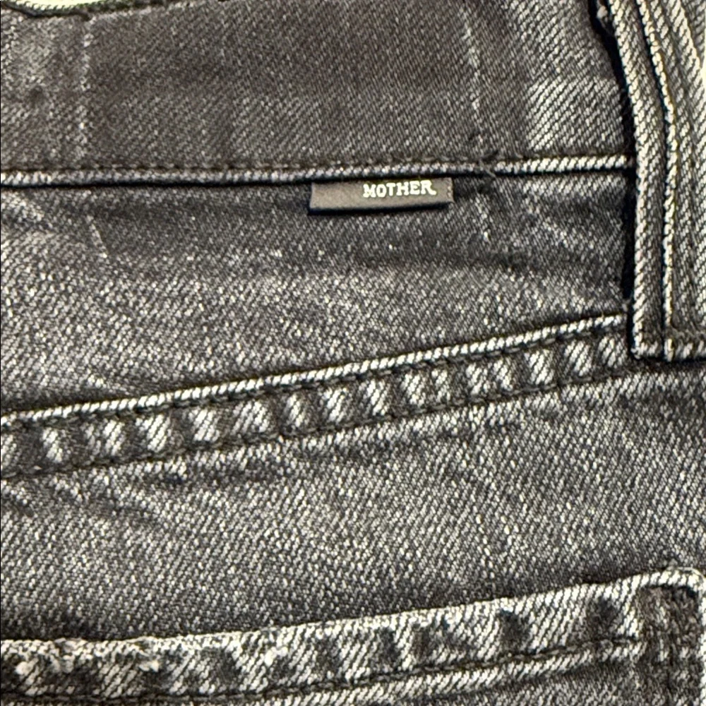 Mother Superior The Tomcat Ankle Black Grey Jeans in On The Fly 26 Straight Leg
